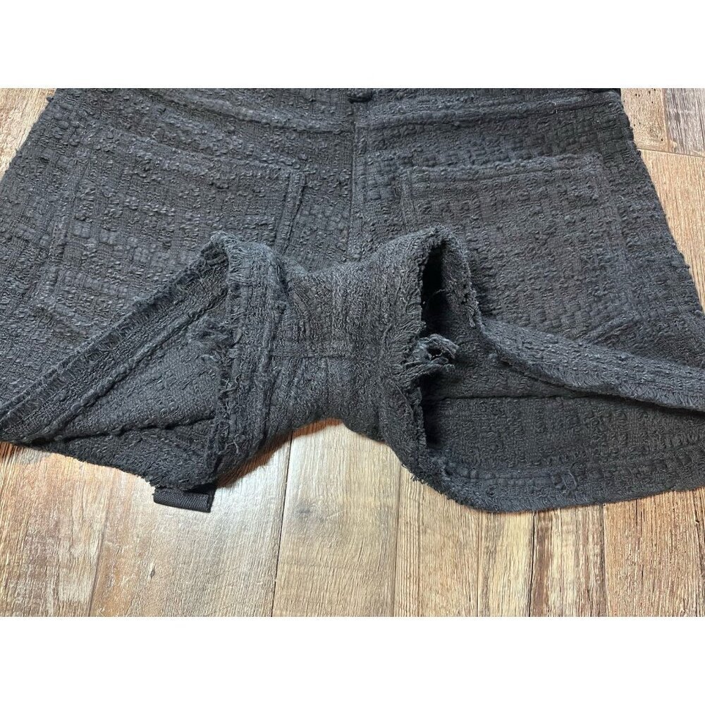 IRO Nannie Belted Bouclé-tweed Shorts Black Size 34 or XS - Picture 9 of 9
